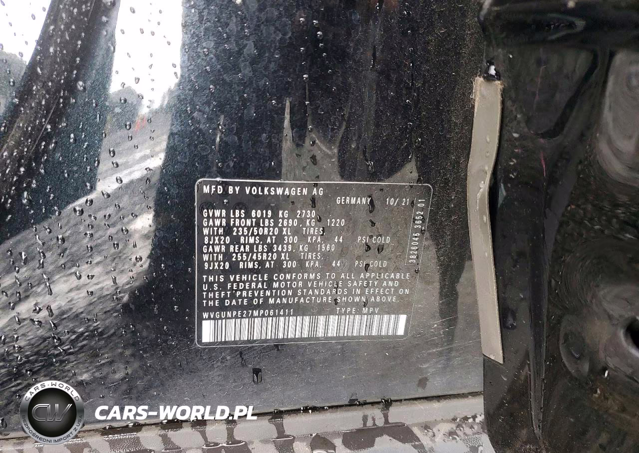 2021 Volkswagen Id.4 Pro S VIN:WVGUNPE27MP061411 - 14