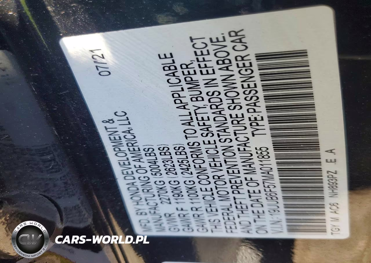 2021 Acura Tlx Tech A VIN:19UUB6F57MA011855 - 12
