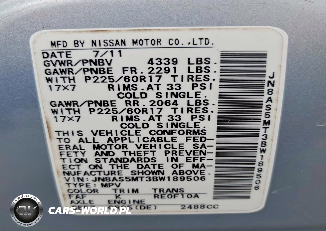 2011 Nissan Rogue VIN:JN8AS5MT3BW189506 - 14