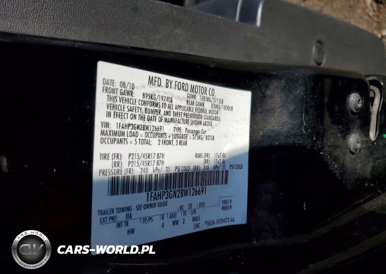 2011 Ford Focus Ses VIN:1FAHP3GN2BW126691 - 12
