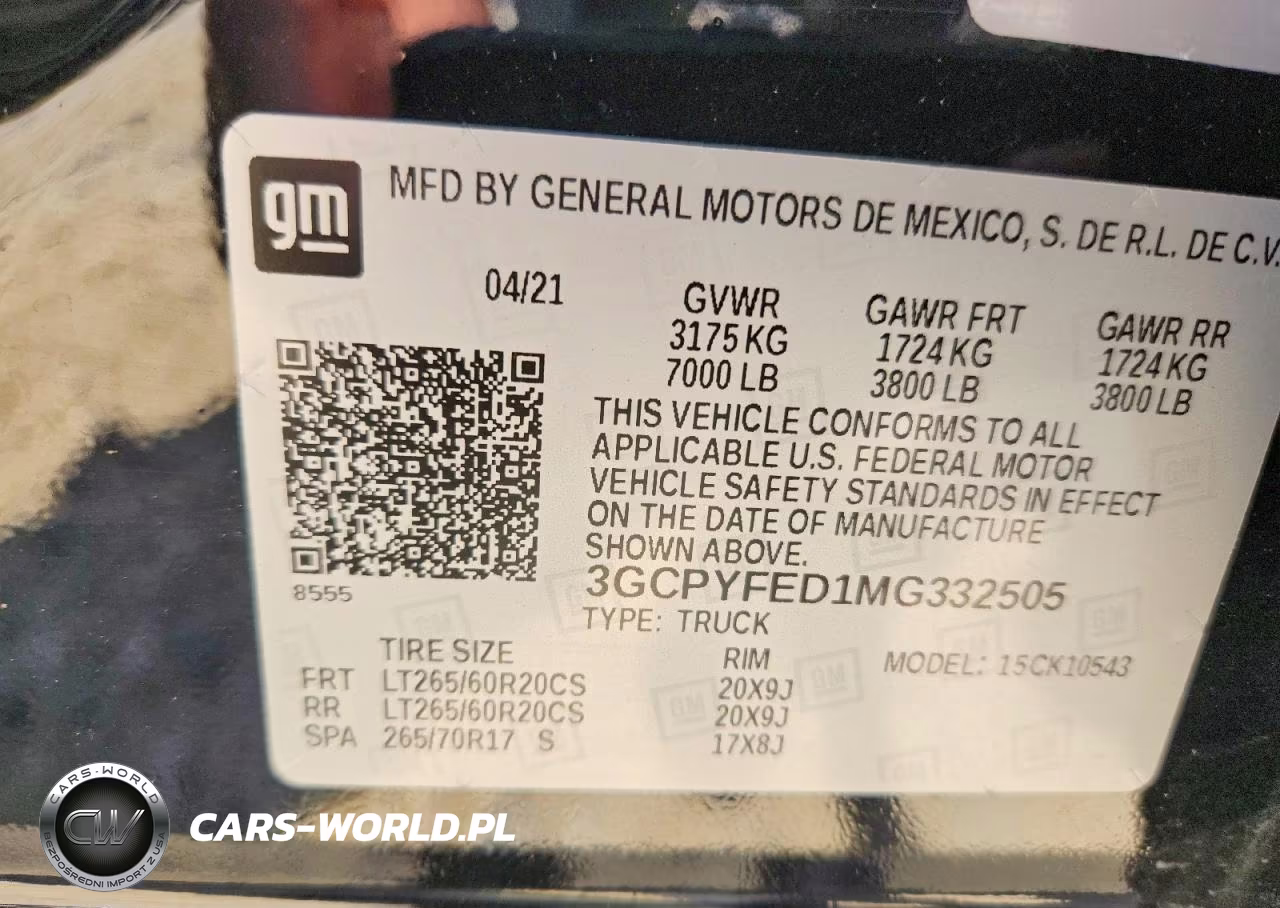 2021 Chevrolet Silverado K1500 Lt Trail Boss VIN:3GCPYFED1MG332505 - 12