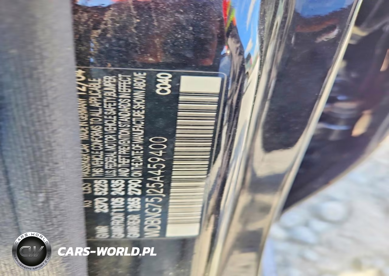 2005 Mercedes-Benz S-Class S500 VIN:WDBNG75J25A459400 - 12