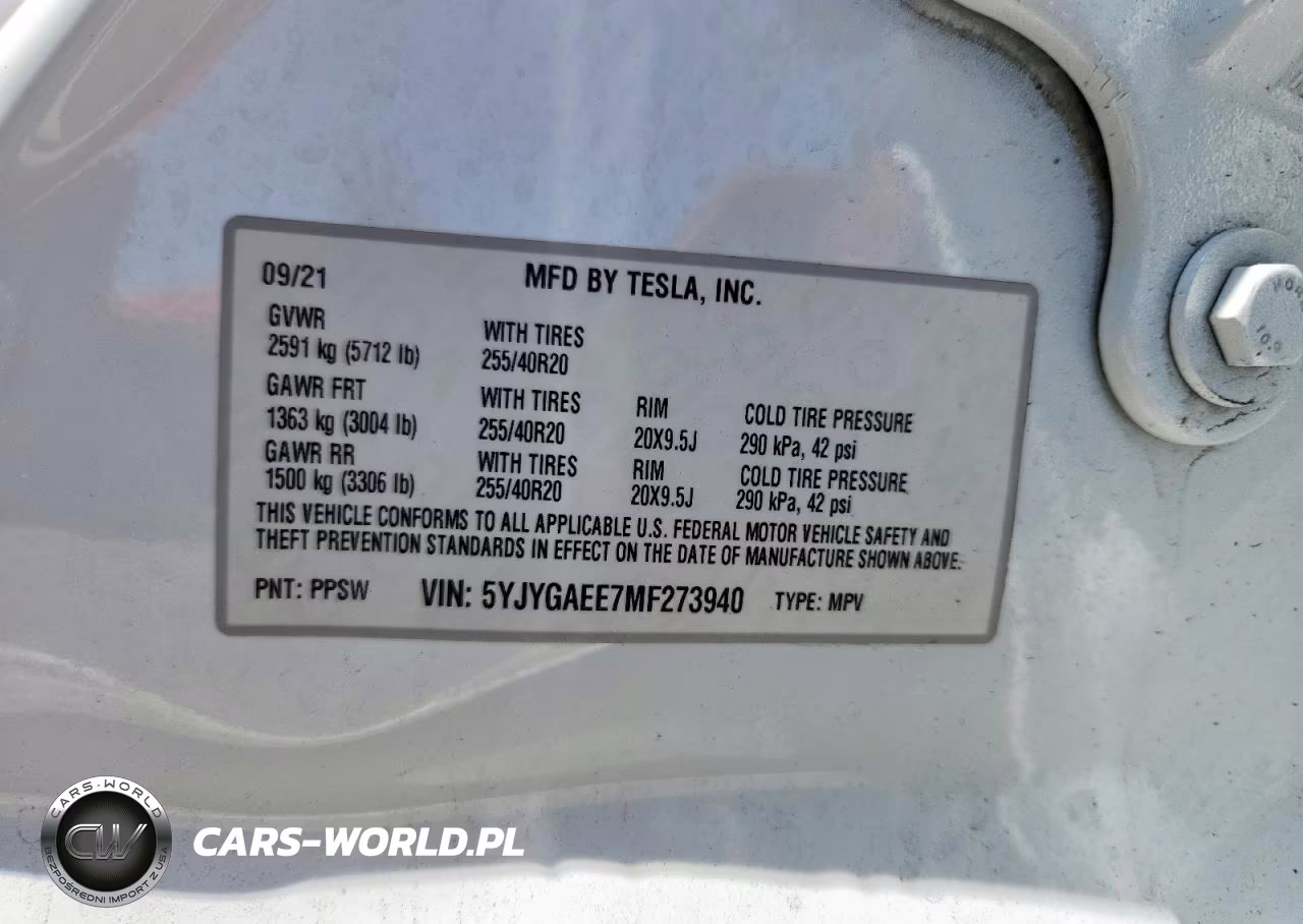 2021 Tesla Model Y VIN:5YJYGAEE7MF273940 - 13