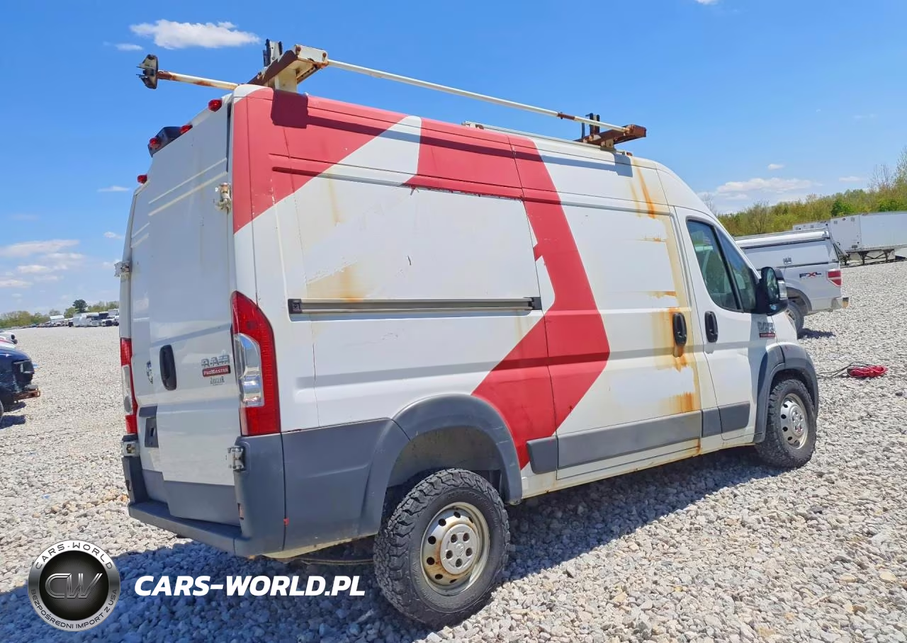 2017 Ram Promaster 1500 Utility - Service Van VIN:3C6TRVBG0HE551629 - 3