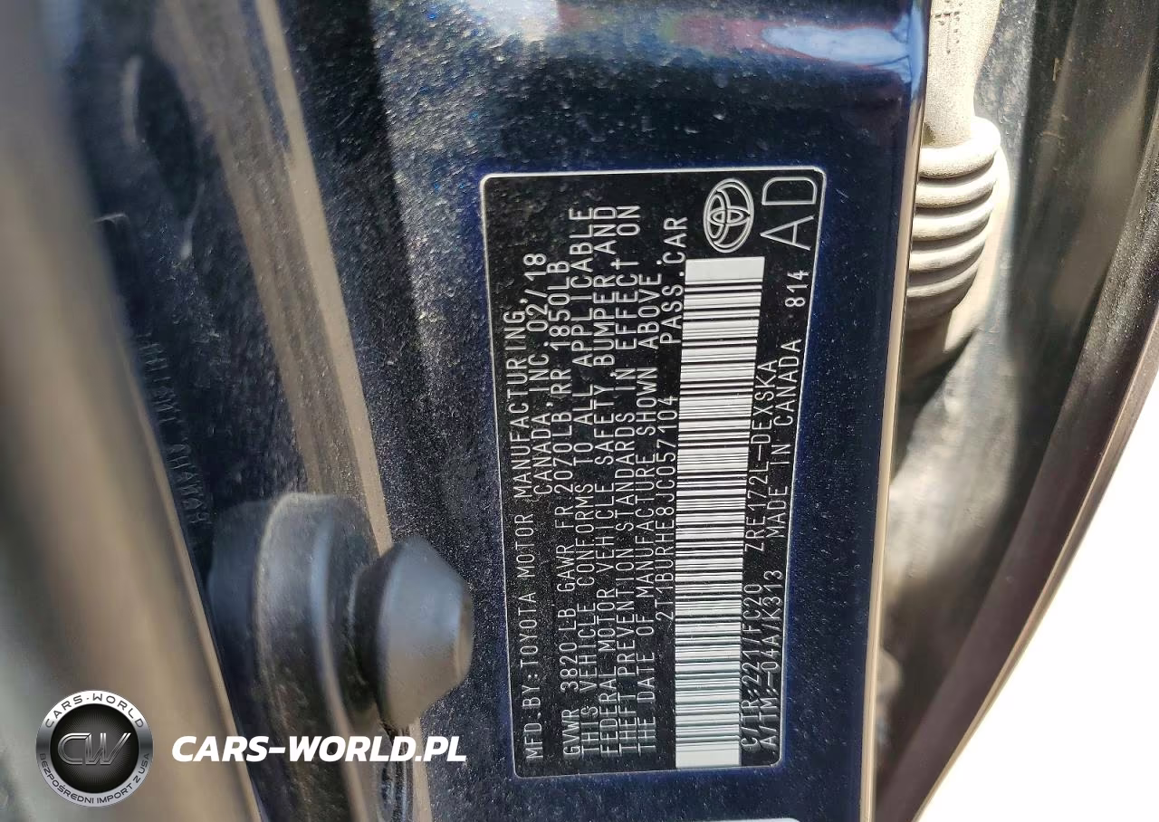 2018 Toyota Corolla Se VIN:2T1BURHE8JC057104 - 13