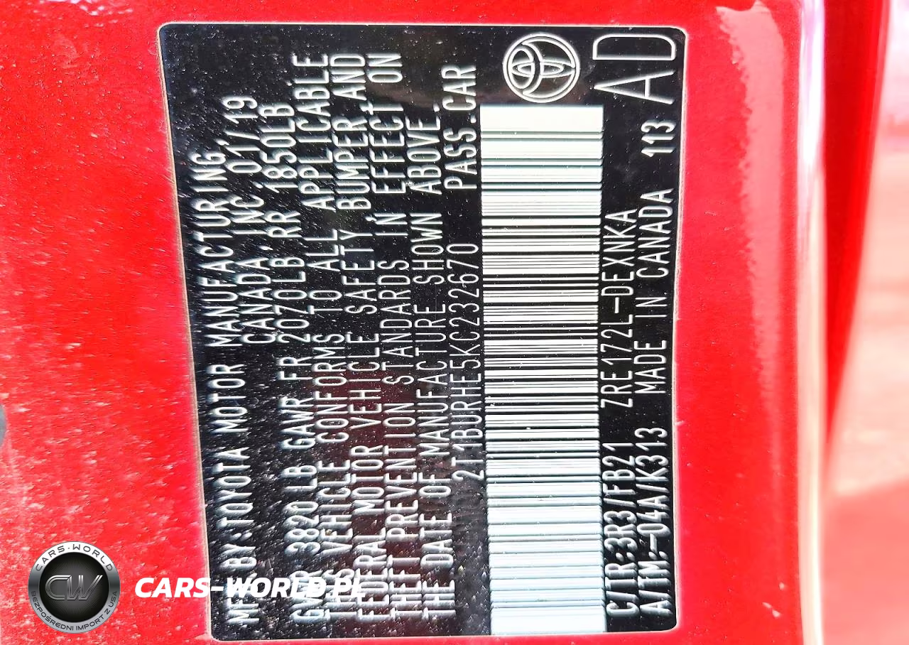 2019 Toyota Corolla Le VIN:2T1BURHE5KC232670 - 13