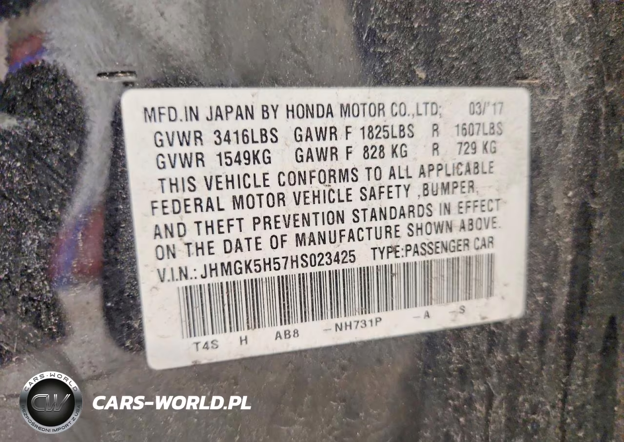 2017 Honda Fit Lx VIN:JHMGK5H57HS023425 - 12