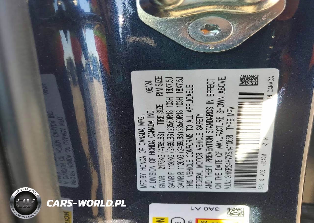 2025 Honda Cr-V Exl VIN:2HKRS4H7XSH410658 - 13