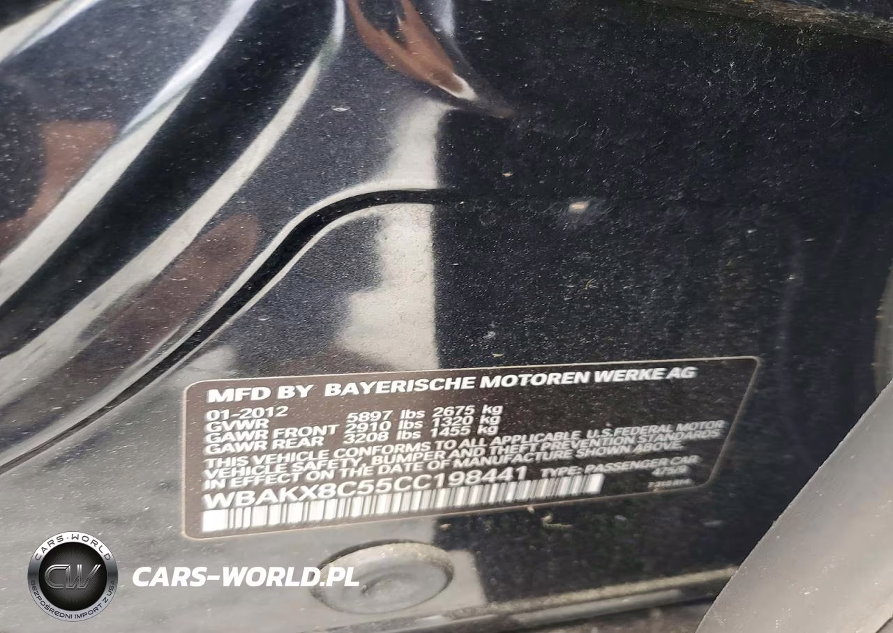 2012 BMW 750 Li VIN:WBAKX8C55CC198441 - 12