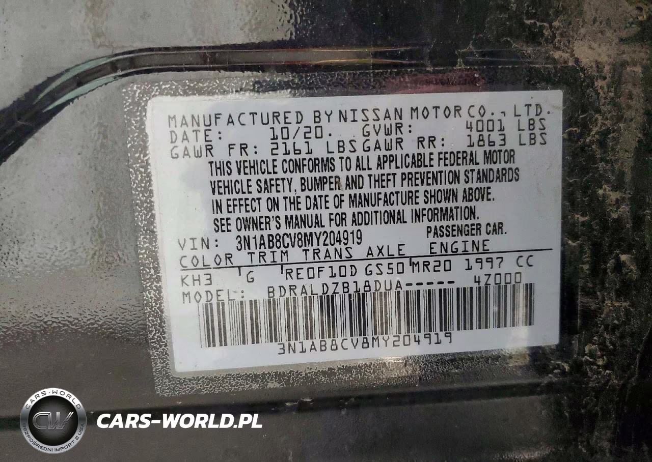 2021 Nissan Sentra Sv VIN:3N1AB8CV8MY204919 - 13