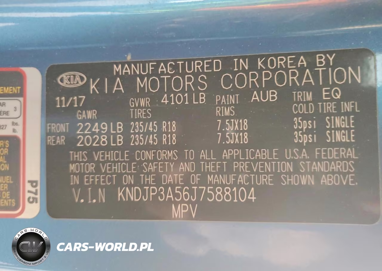 2018 Kia Soul + VIN:KNDJP3A56J7588104 - 12