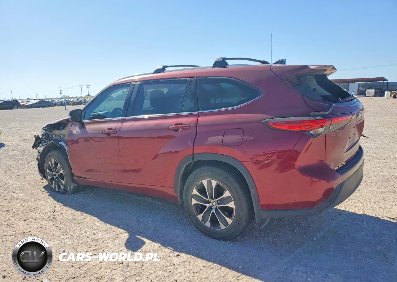 2022 Toyota Highlander Xle VIN:5TDGZRAH3NS550634 - 2