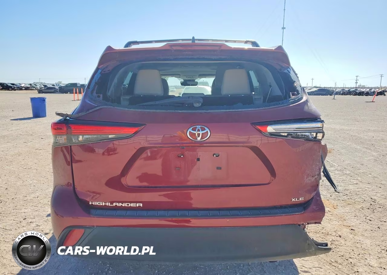 2022 Toyota Highlander Xle VIN:5TDGZRAH3NS550634 - 6