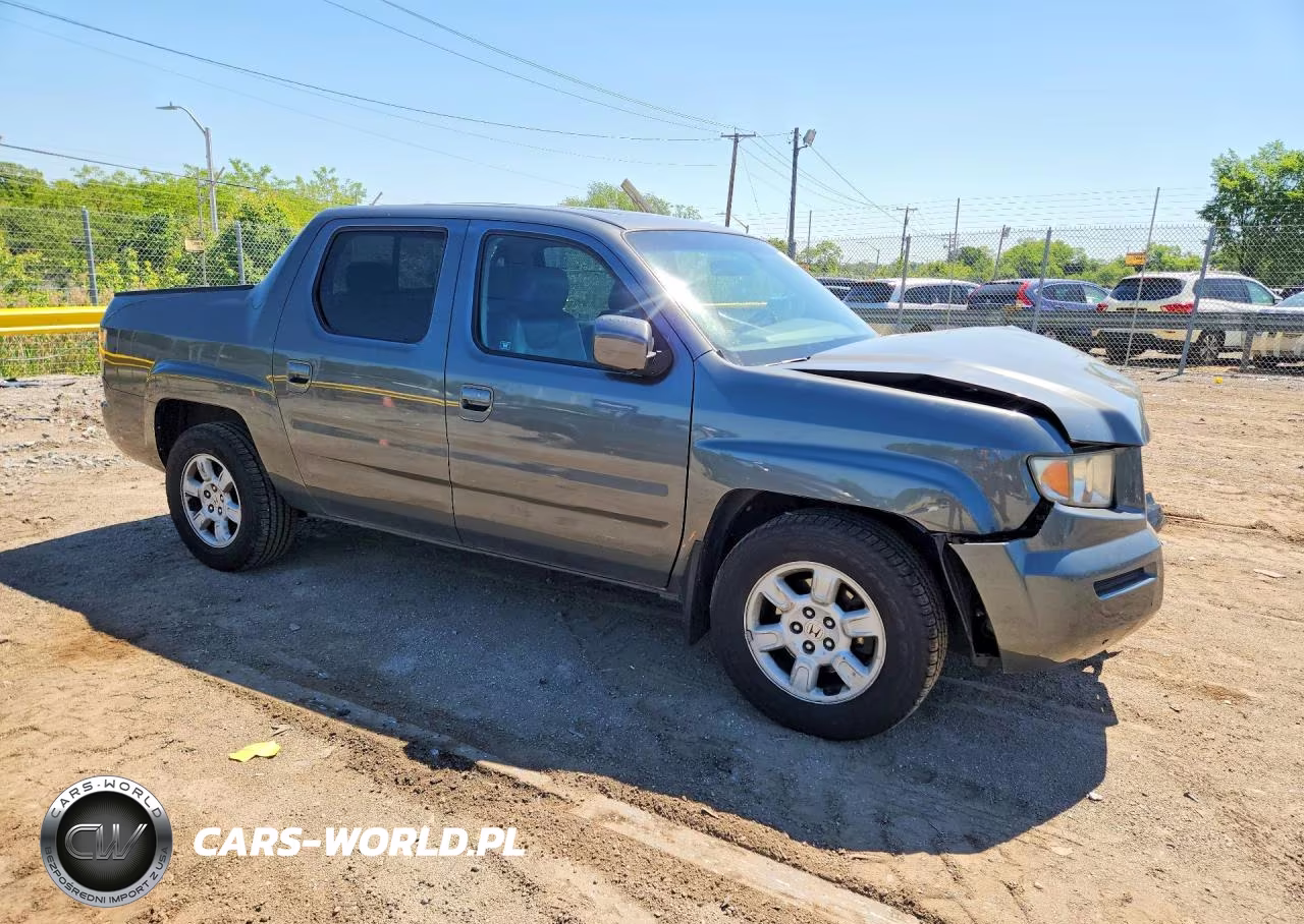 2007 Honda Ridgeline Rtl VIN:2HJYK16527H506484 - 4