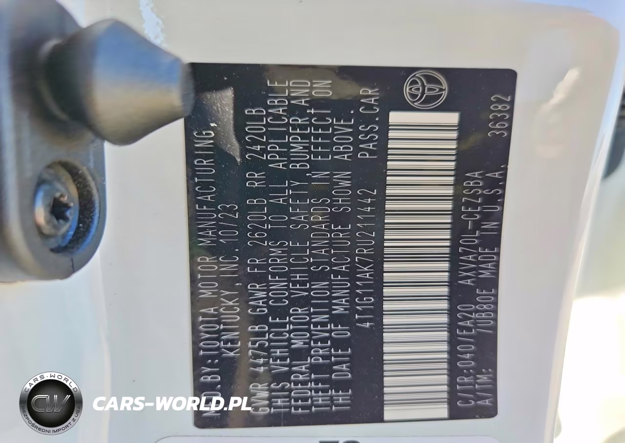 2024 Toyota Camry Se VIN:4T1G11AK7RU211442 - 12
