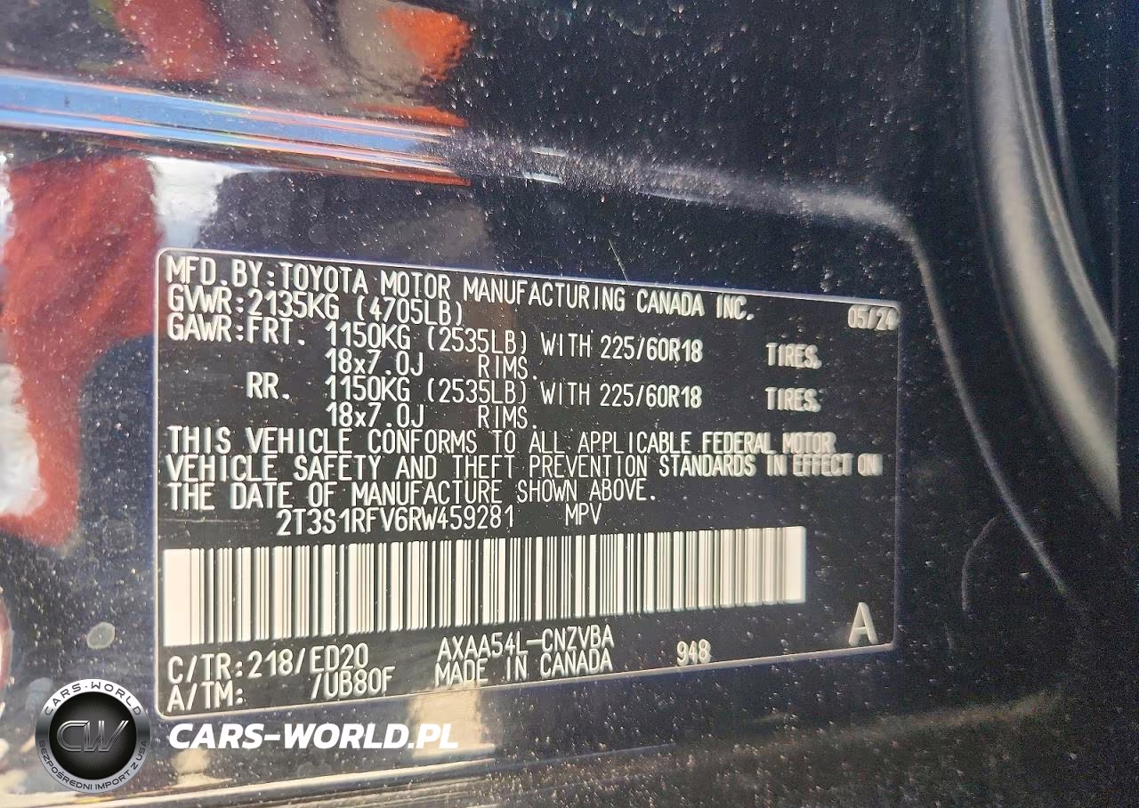 2024 Toyota Rav4 Trd Off Road VIN:2T3S1RFV6RW459281 - 12