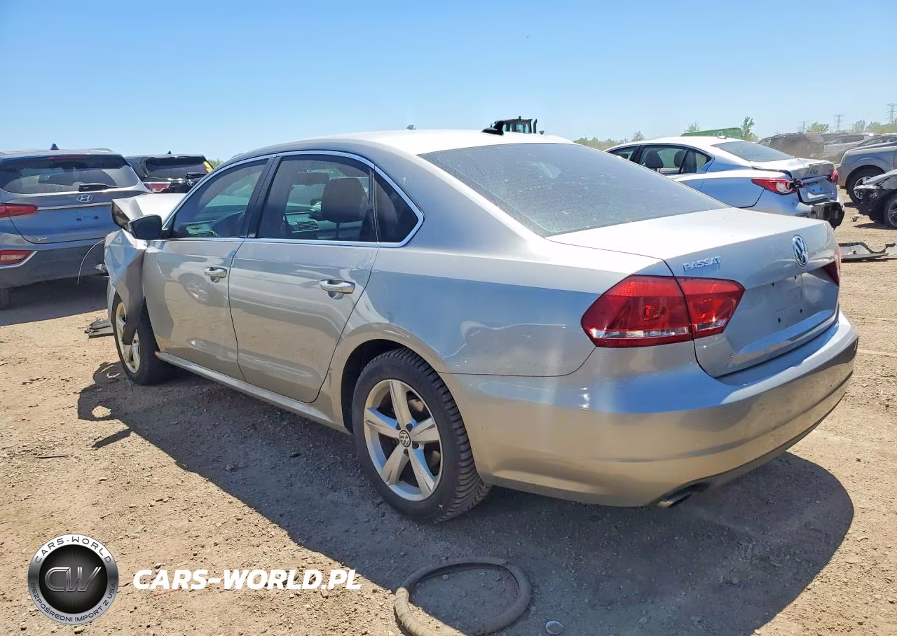 2012 Volkswagen Passat Se VIN:1VWBH7A32CC110972 - 2