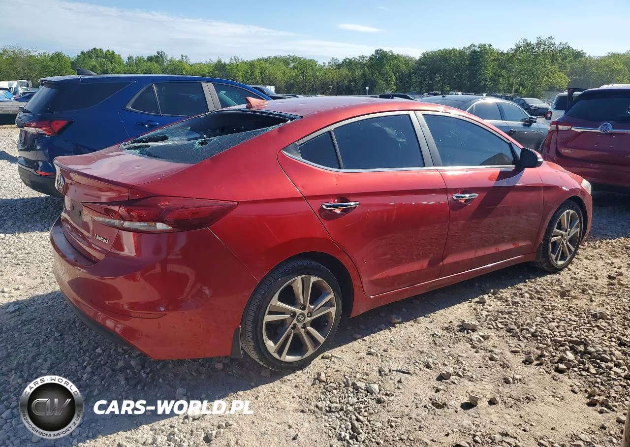 2017 Hyundai Elantra Limited VIN:5NPD84LF4HH120321 - 3