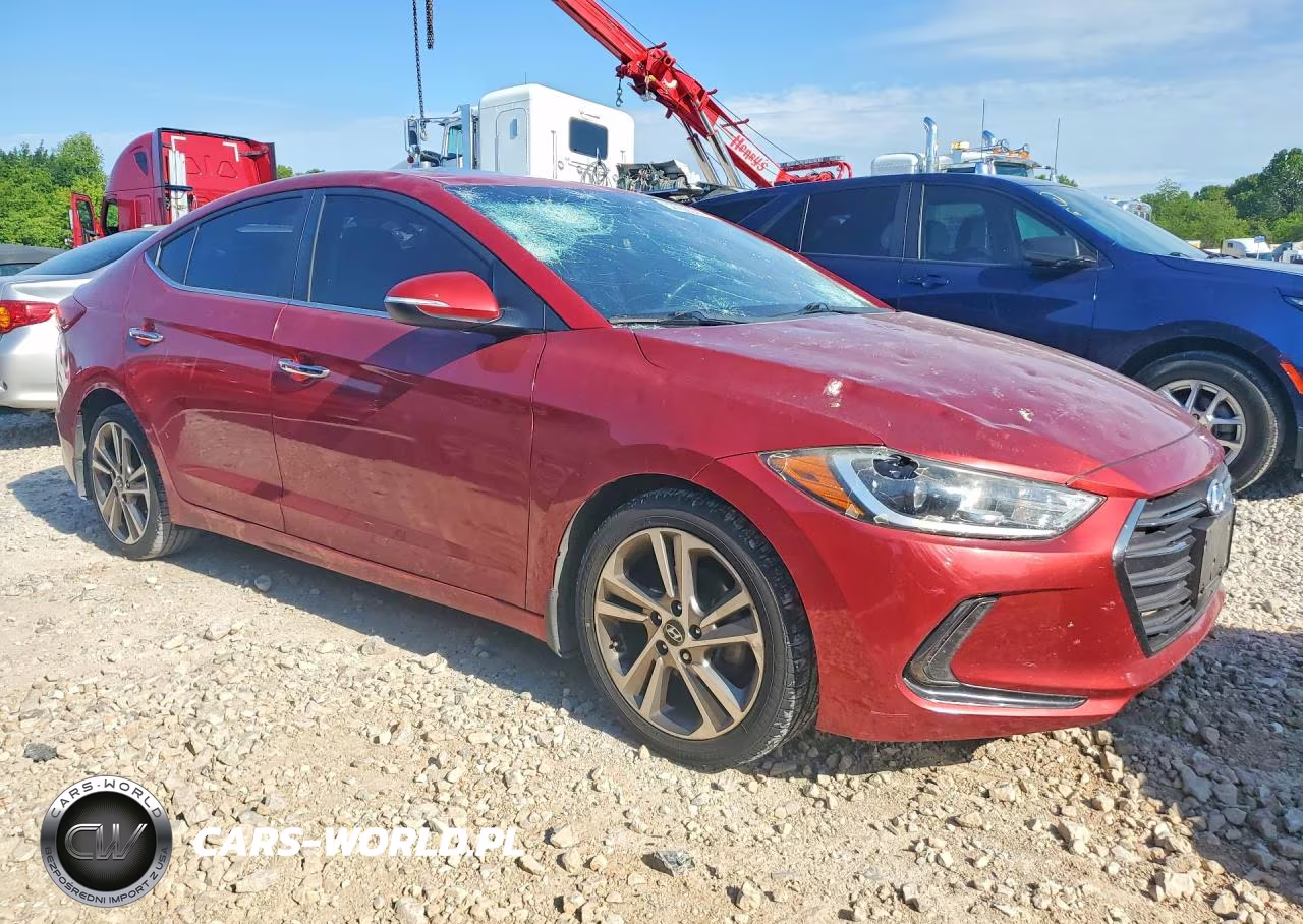2017 Hyundai Elantra Limited VIN:5NPD84LF4HH120321 - 4