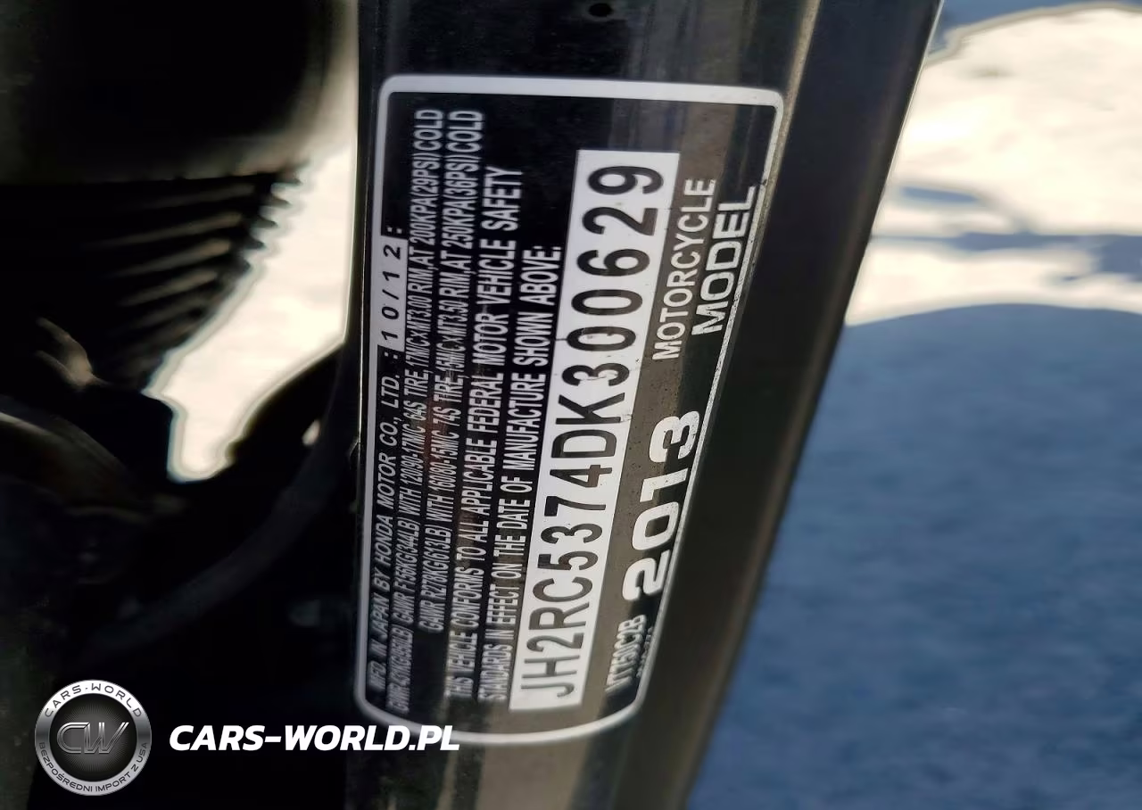 2013 Honda Vt750 C2B VIN:JH2RC5374DK300629 - 9