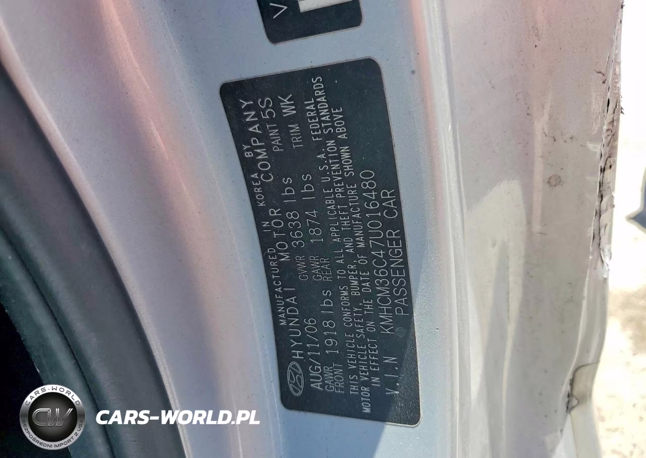 2007 Hyundai Accent Gs VIN:KMHCM36C47U016480 - 12
