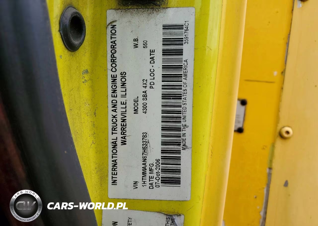 2007 International 4000 4300 - Box Truck VIN:1HTMMAAN87H533783 - 13