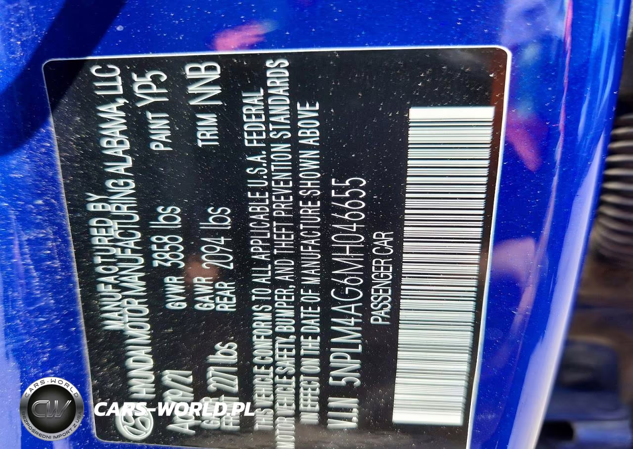 2021 Hyundai Elantra Sel VIN:5NPLM4AG6MH046655 - 13