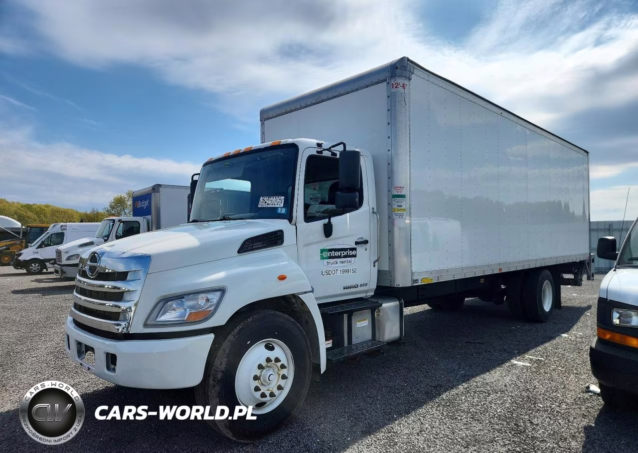 2020 Hino 258-268 Box Truck VIN:5PVNJ8JV6L5S79361 - 2