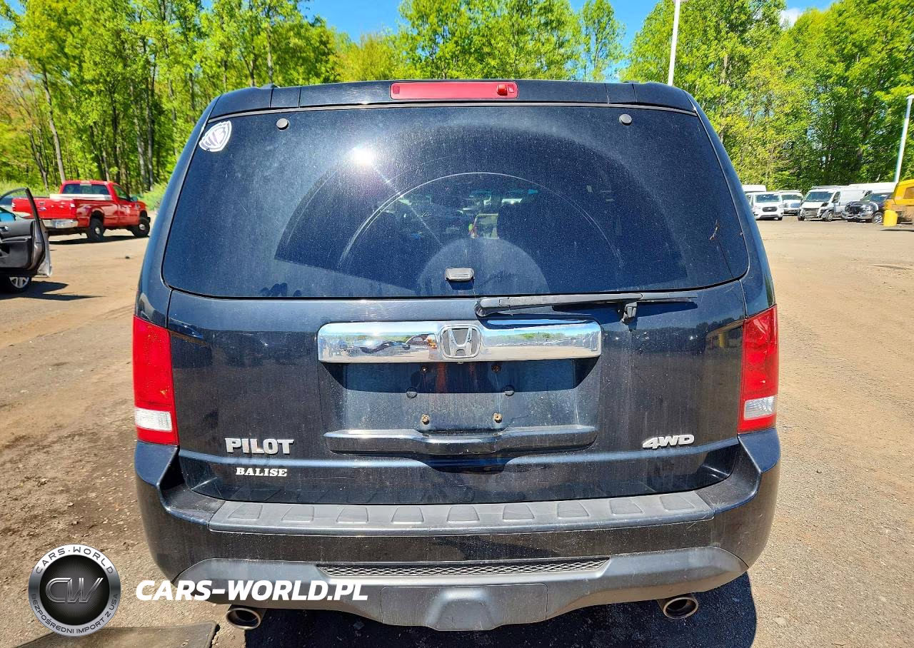 2012 Honda Pilot Exln VIN:5FNYF4H71CB022217 - 6