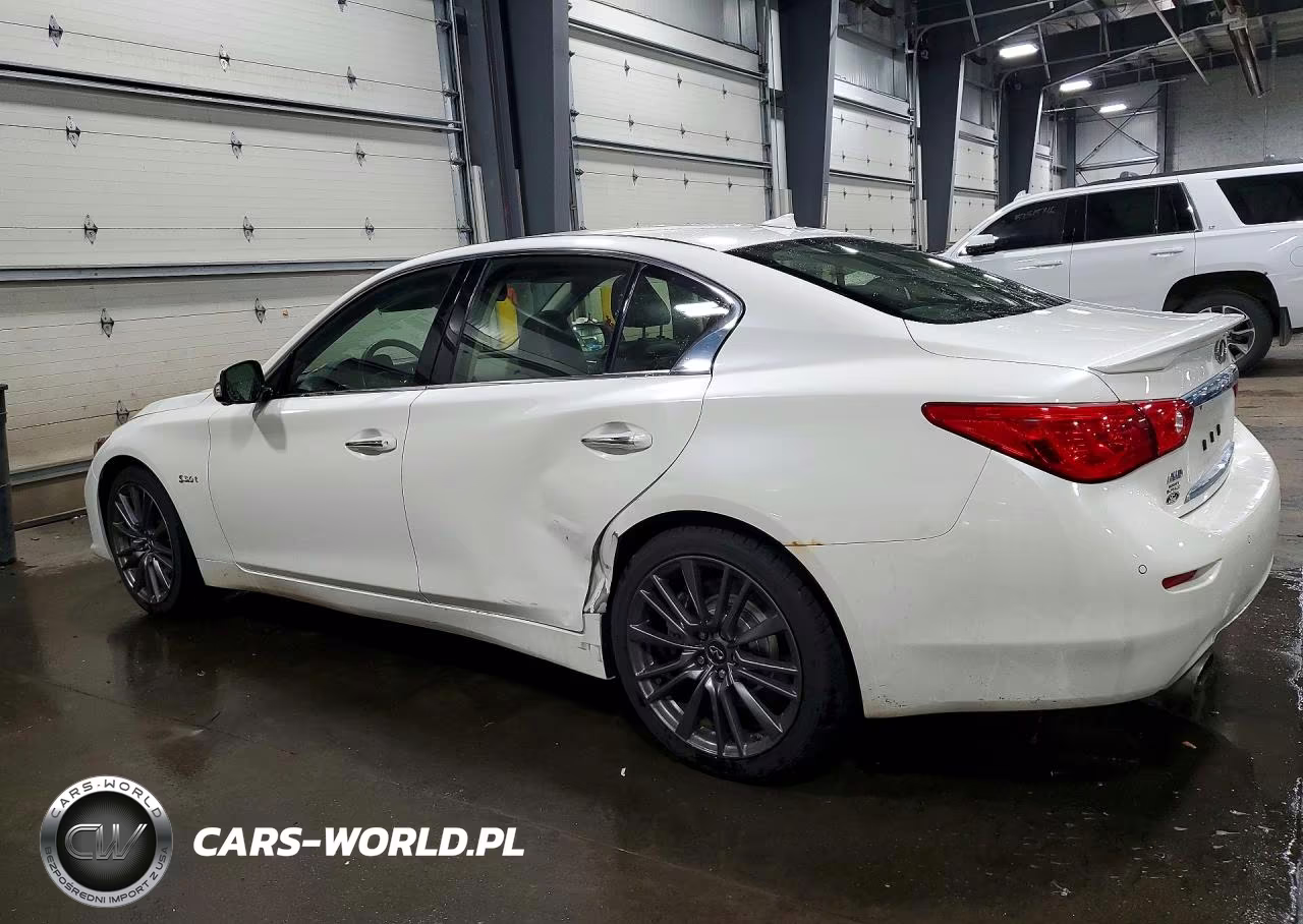 2016 Infiniti Q50 Red Sport 400 VIN:JN1FV7AR0GM451873 - 2