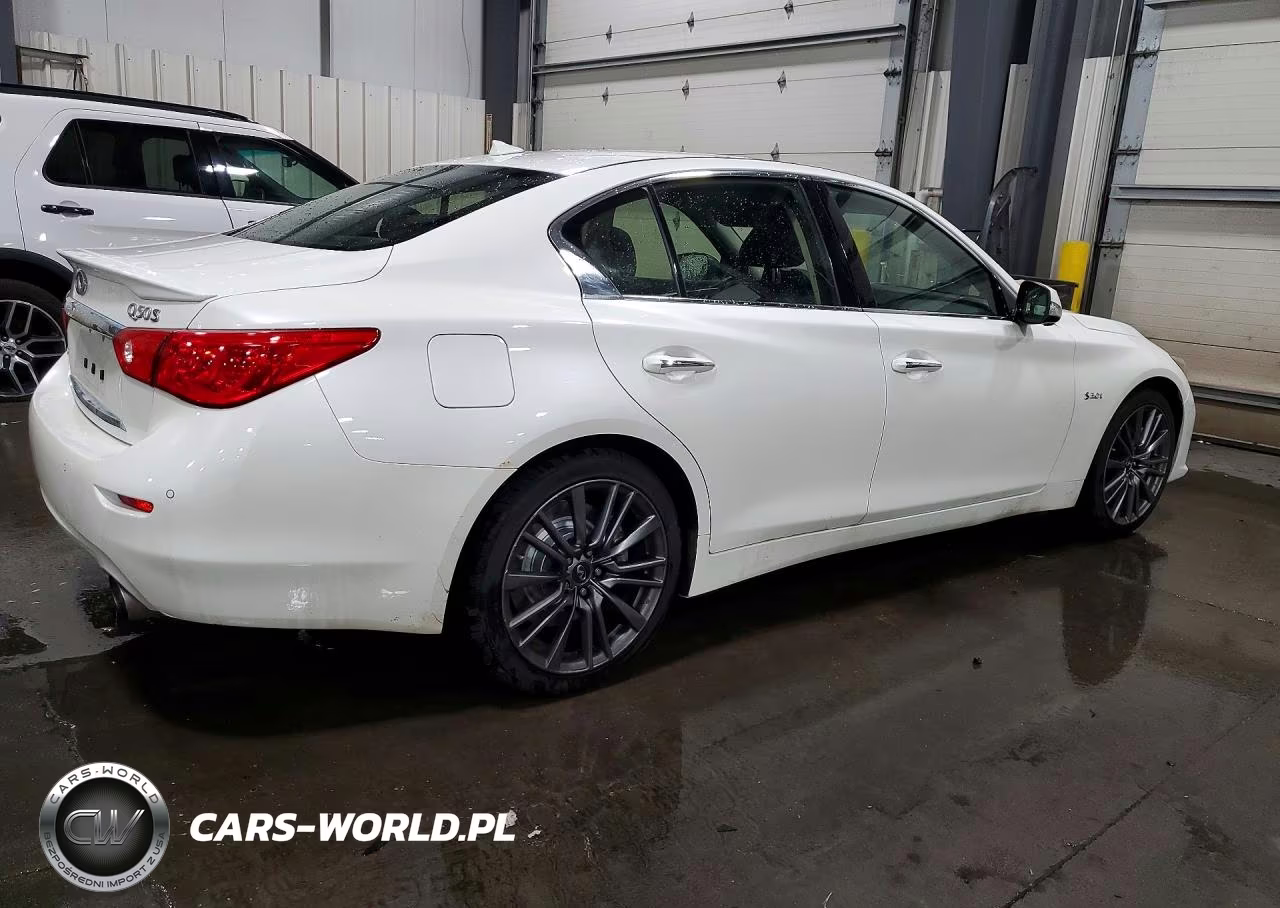 2016 Infiniti Q50 Red Sport 400 VIN:JN1FV7AR0GM451873 - 3