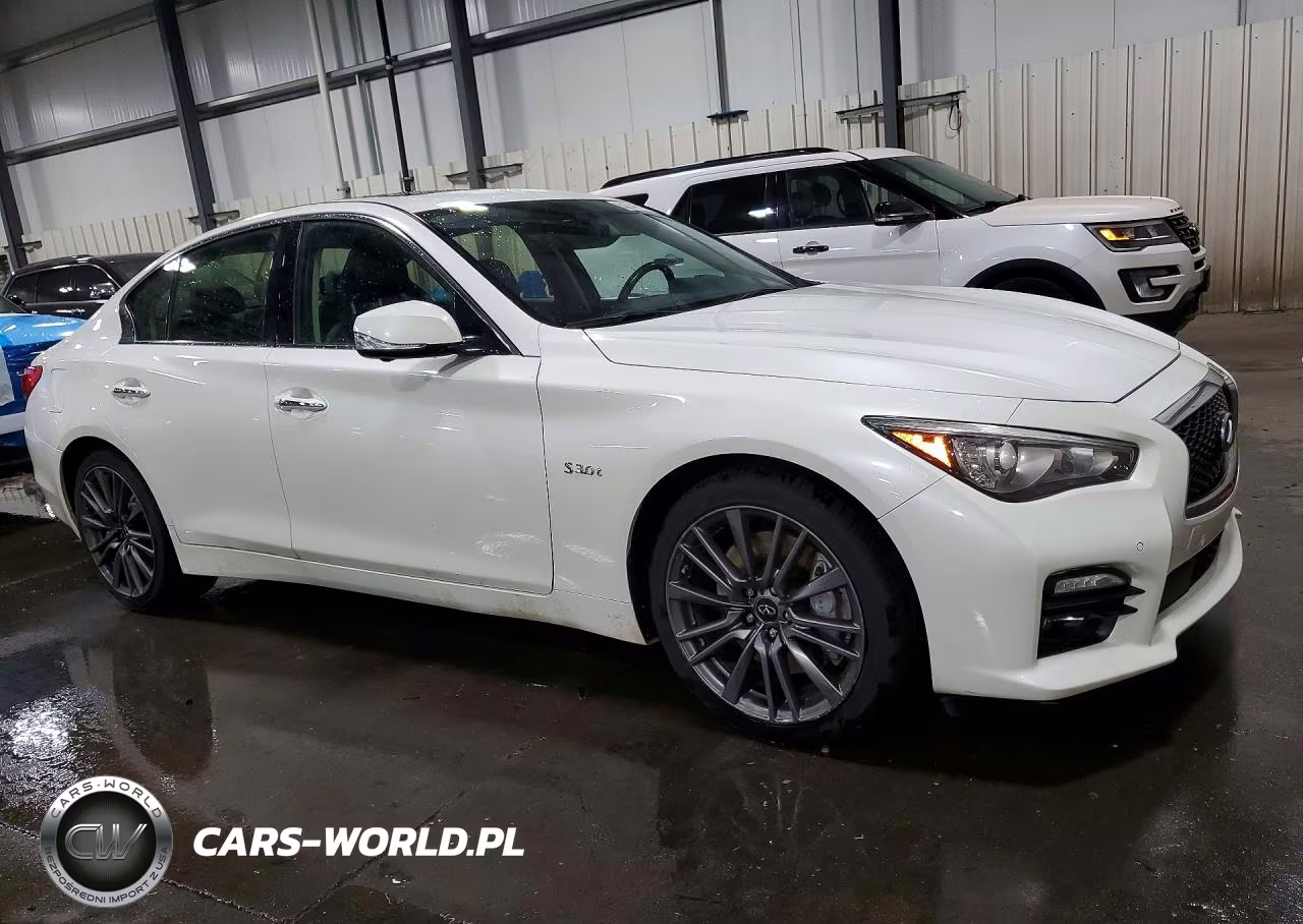 2016 Infiniti Q50 Red Sport 400 VIN:JN1FV7AR0GM451873 - 4