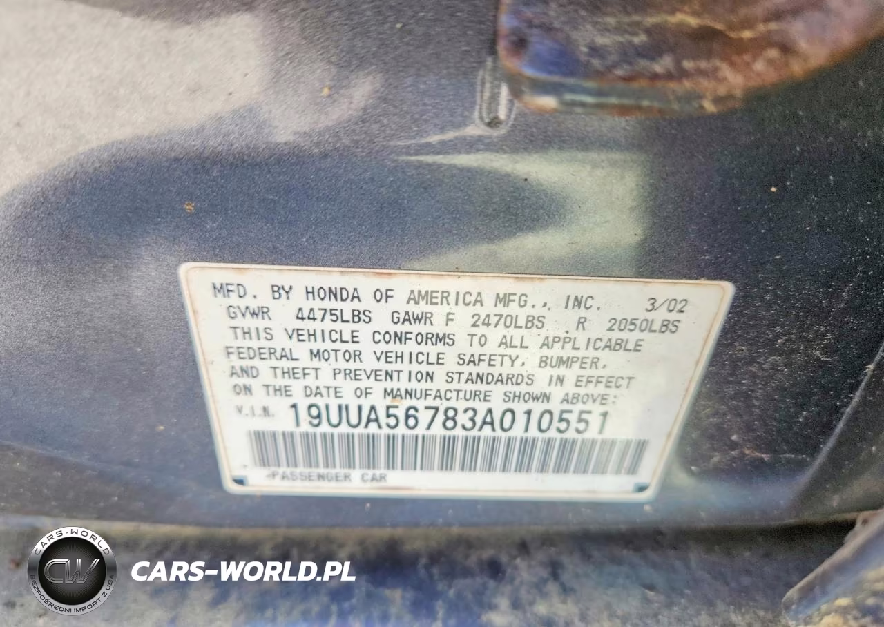 2003 Acura 3.2Tl VIN:19UUA56783A010551 - 12
