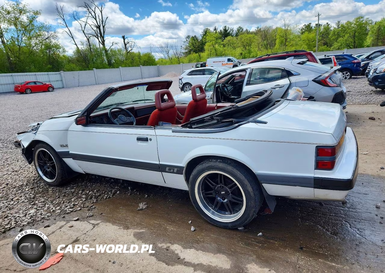 1985 Ford Mustang Lx VIN:1FABP27M0FF248320 - 2