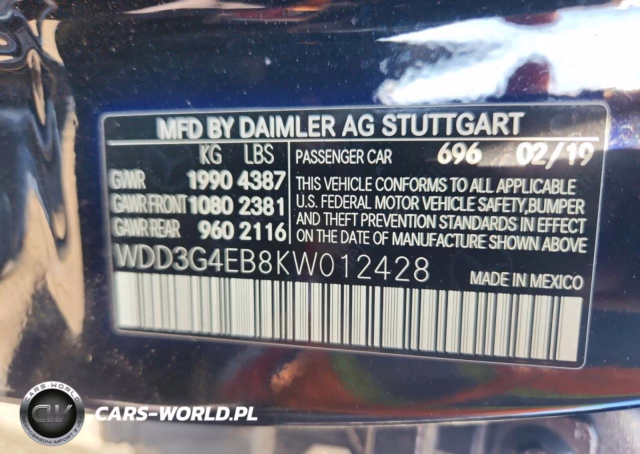 2019 Mercedes-Benz A 220 VIN:WDD3G4EB8KW012428 - 13