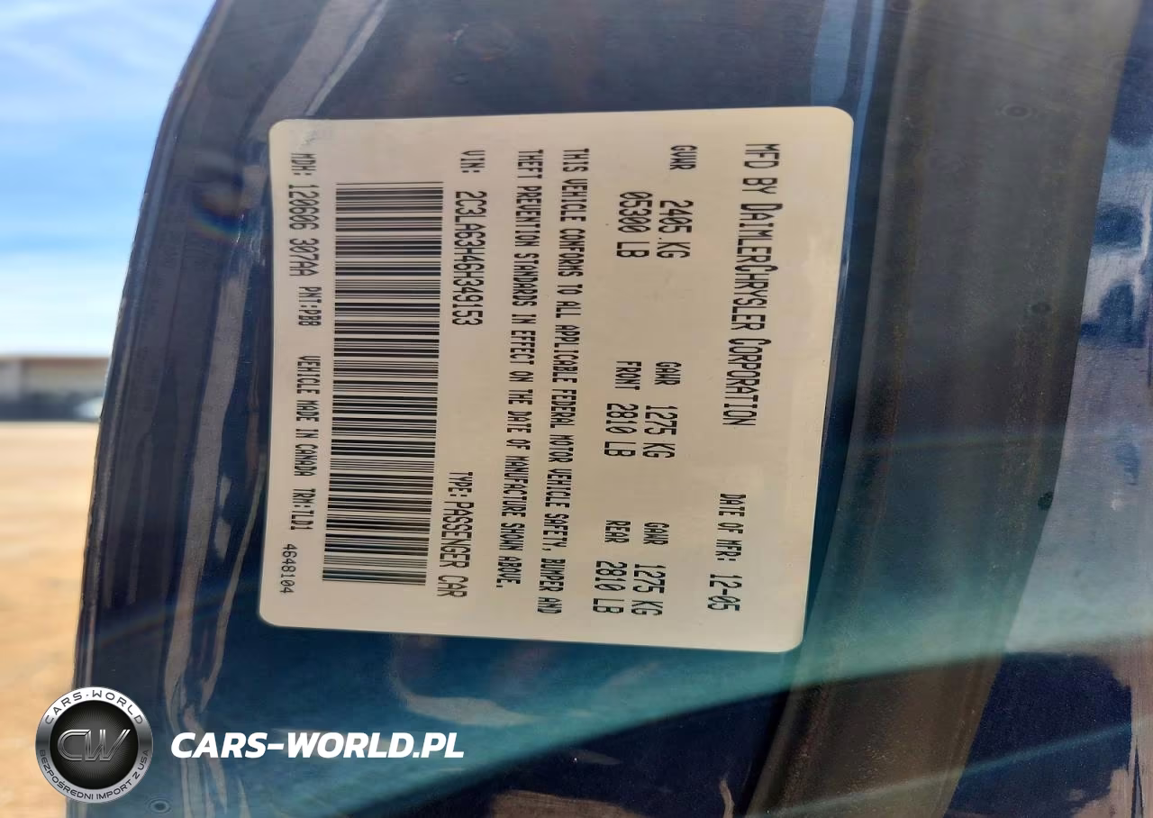2006 Chrysler 300C VIN:2C3LA63H46H349153 - 13