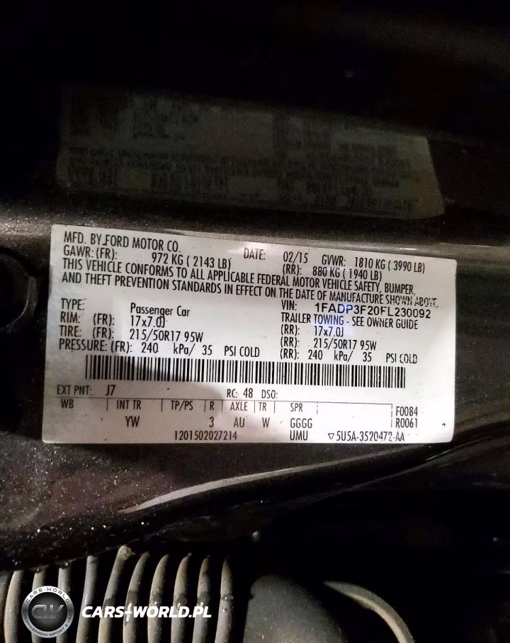 2015 Ford Focus Se VIN:1FADP3F20FL230092 - 12