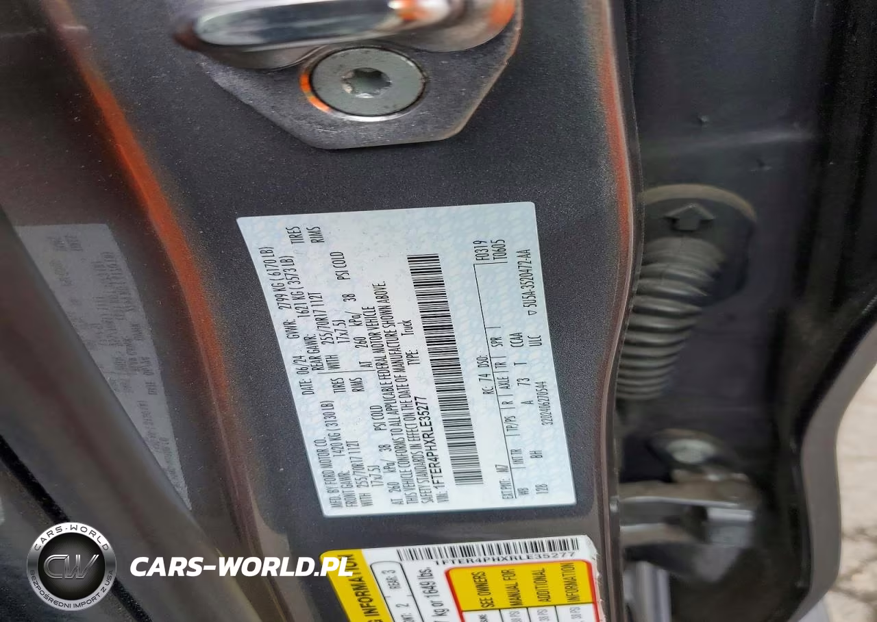 2024 Ford Ranger Xl VIN:1FTER4PHXRLE35277 - 12