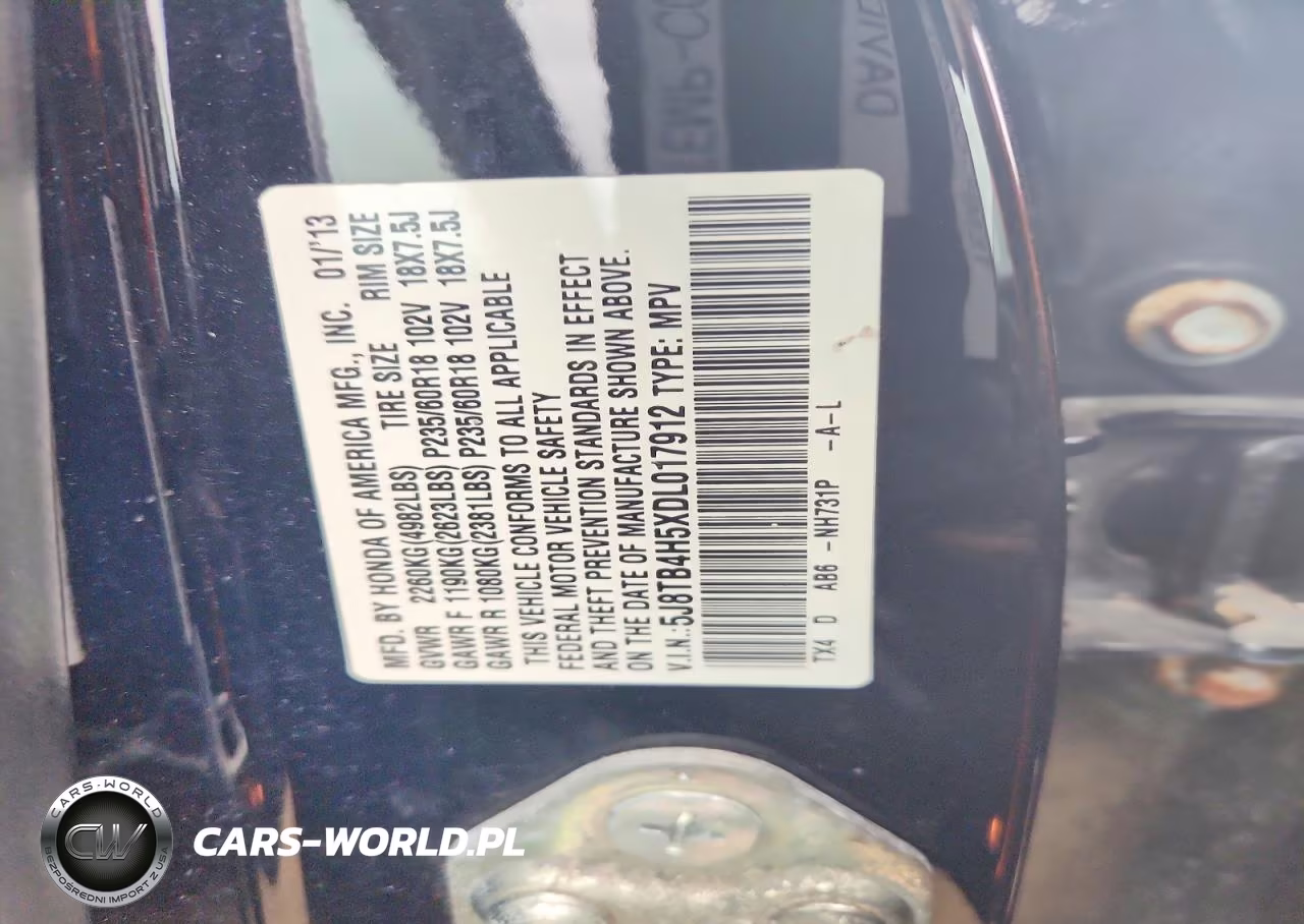 2013 Acura Rdx Technology VIN:5J8TB4H5XDL017912 - 12