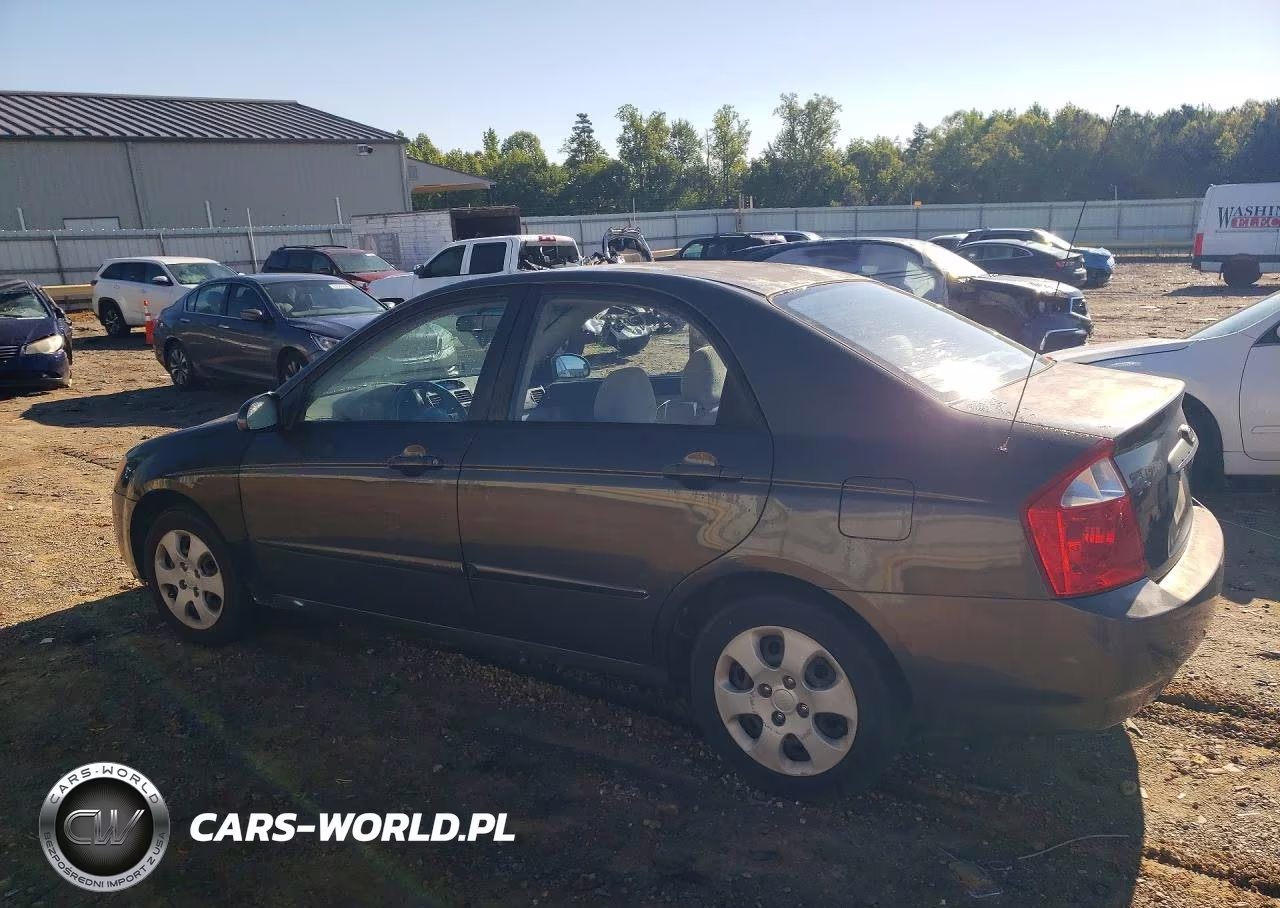 2004 Kia Spectra Lx VIN:KNAFE121645035798 - 2