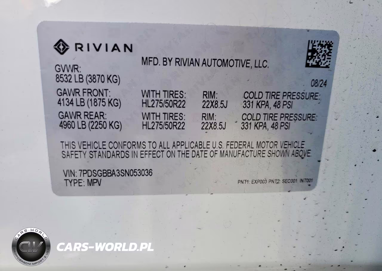 2025 Rivian R1S Adventure VIN:7PDSGBBA3SN053036 - 13