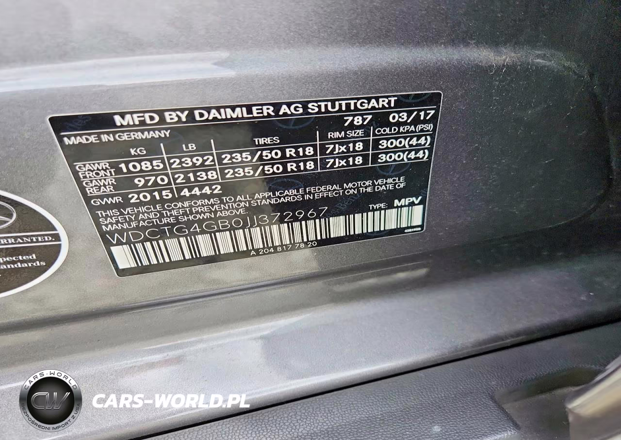 2018 Mercedes-Benz Gla 250 4Matic VIN:WDCTG4GB0JJ372967 - 13
