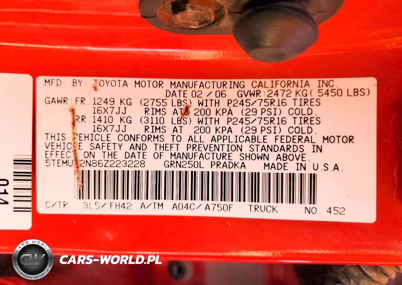 2006 Toyota Tacoma Double Cab Long Bed VIN:5TEMU52N86Z223228 - 12