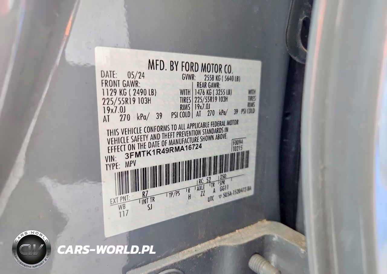 2024 Ford Mustang Mach-E Select VIN:3FMTK1R49RMA16724 - 13