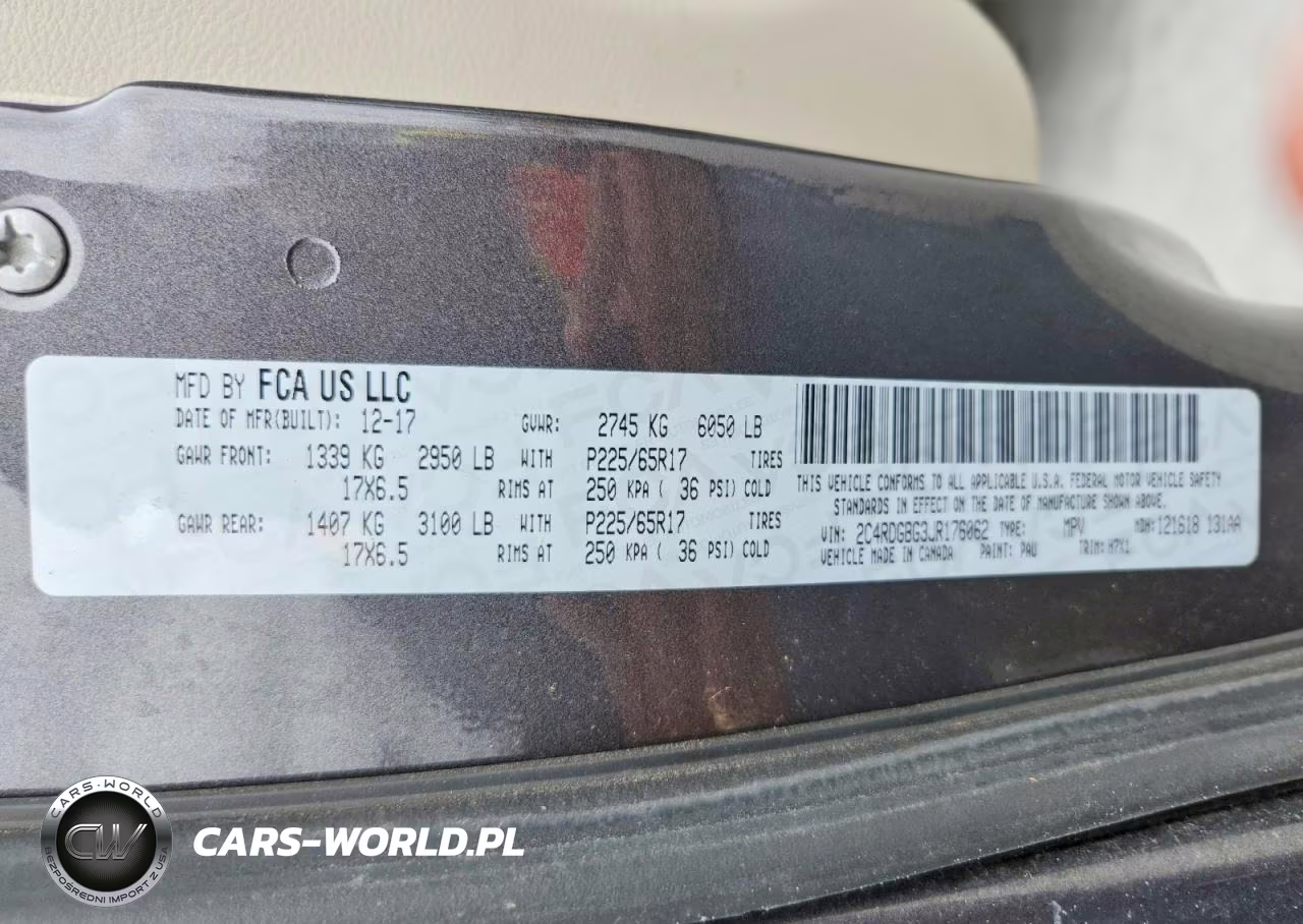 2018 Dodge Grand Caravan Se VIN:2C4RDGBG3JR176062 - 14