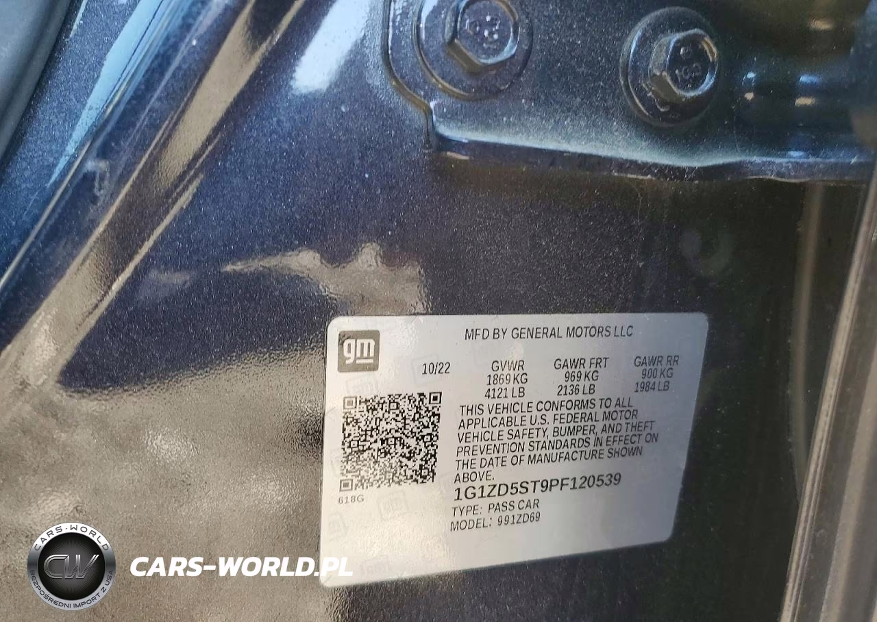 2023 Chevrolet Malibu Lt VIN:1G1ZD5ST9PF120539 - 12