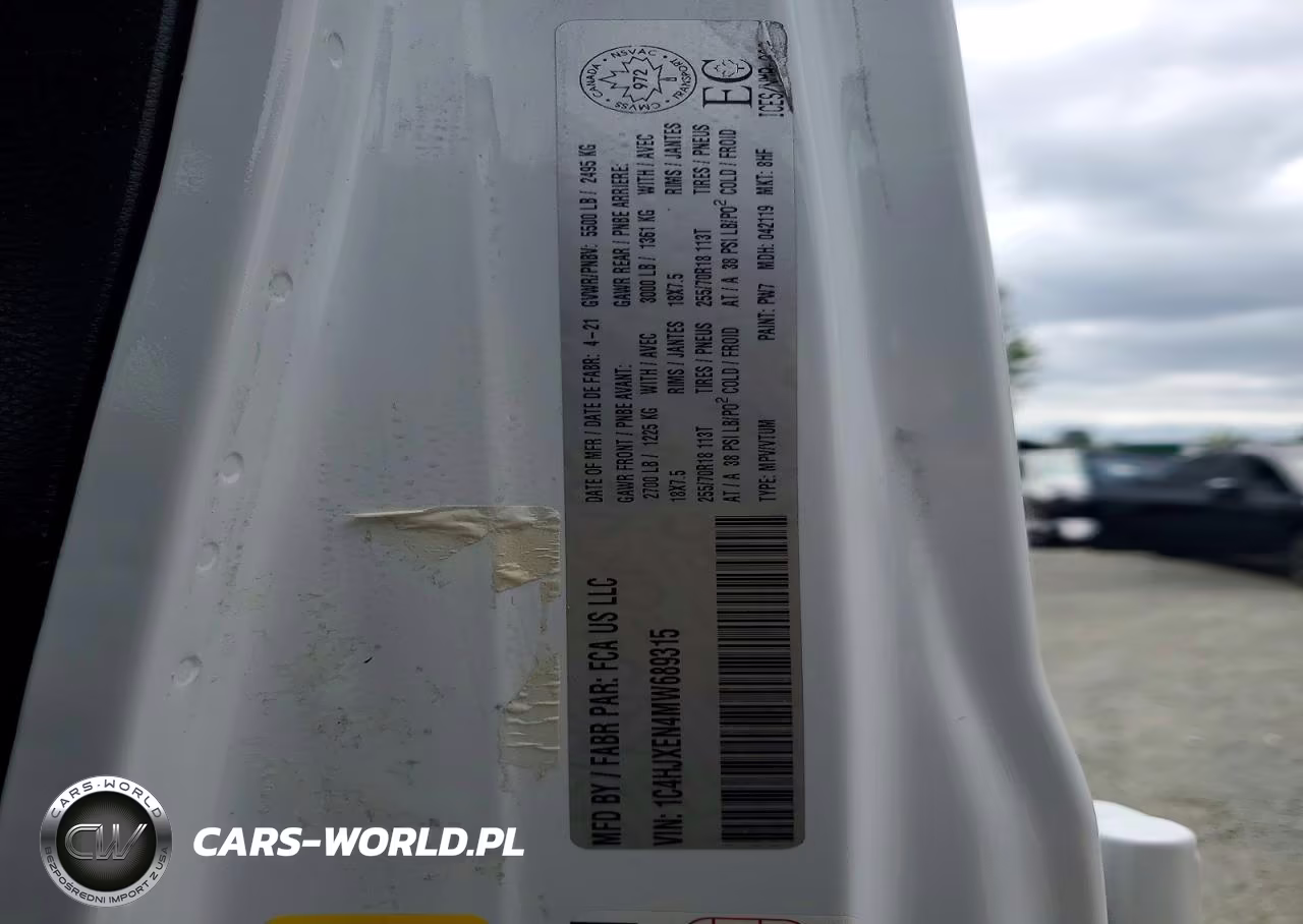2021 Jeep Wrangler Unlimited Sahara VIN:1C4HJXEN4MW689315 - 13