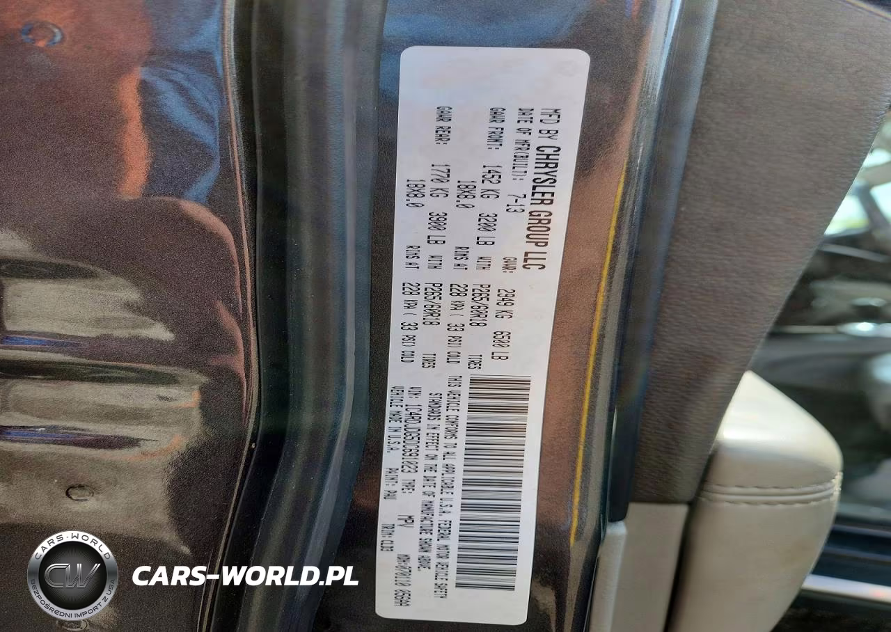 2013 Dodge Durango Crew VIN:1C4RDJDG5DC691023 - 13