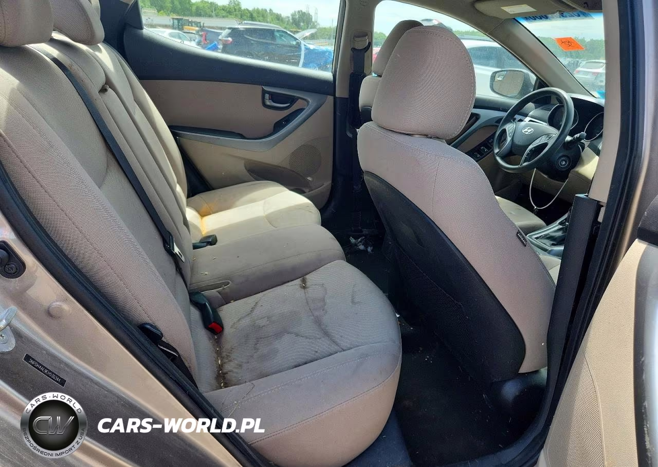 2014 Hyundai Elantra Se VIN:5NPDH4AE9EH530344 - 10
