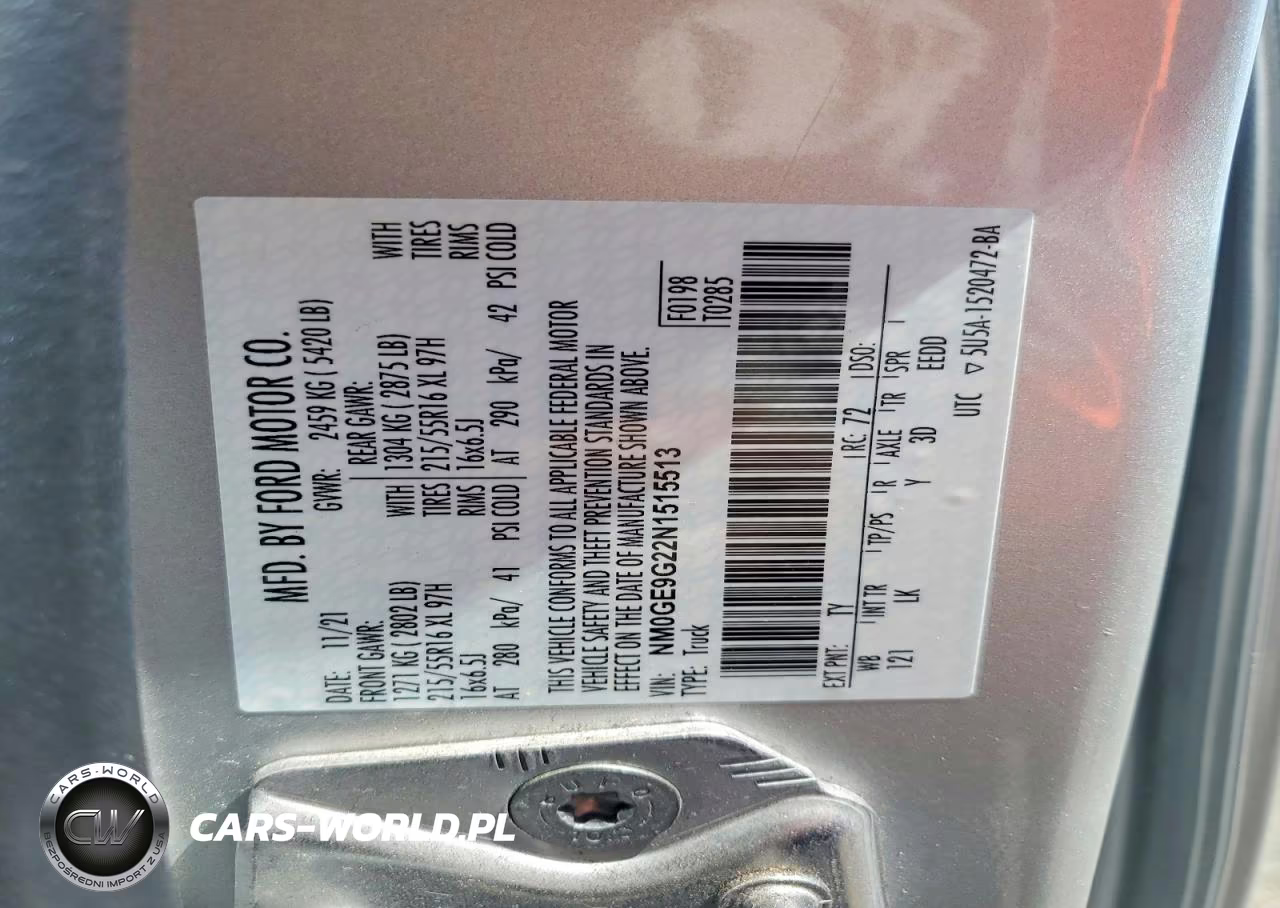 2022 Ford Transit Connect Titanium VIN:NM0GE9G22N1515513 - 13